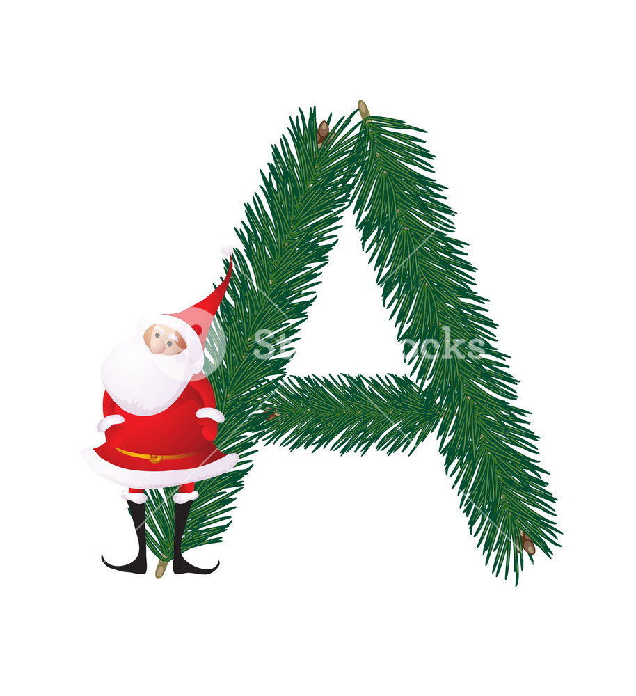 914x1000 Christmas Decorative Fir Tree Abc With Funny Santas Letter