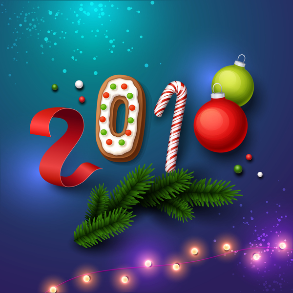 Christmas Light Bulb Vector