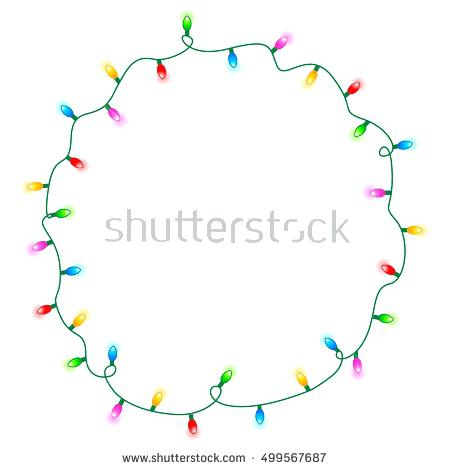 450x470 Christmas Lights Border