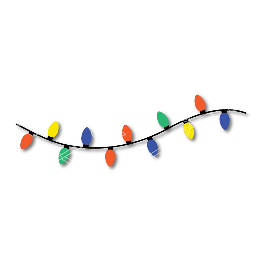 864x864 Christmas Lights Cliparts Vector For Free Download On Saurabh