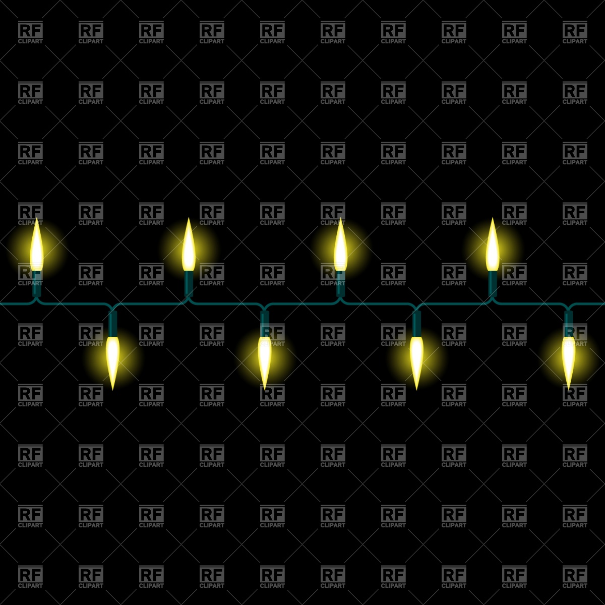 1200x1200 Christmas Lights Vector Image Of Holiday Prague