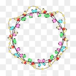 260x260 Christmas Lights, Christmas, Light Ring, Light Bulb Png And Vector