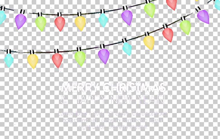 728x461 Christmas Lights Euclidean Bright Christmas Lights Material