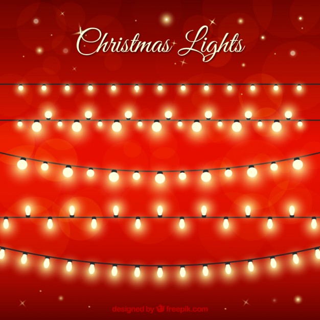 626x626 Christmas Lights Vector Free Download