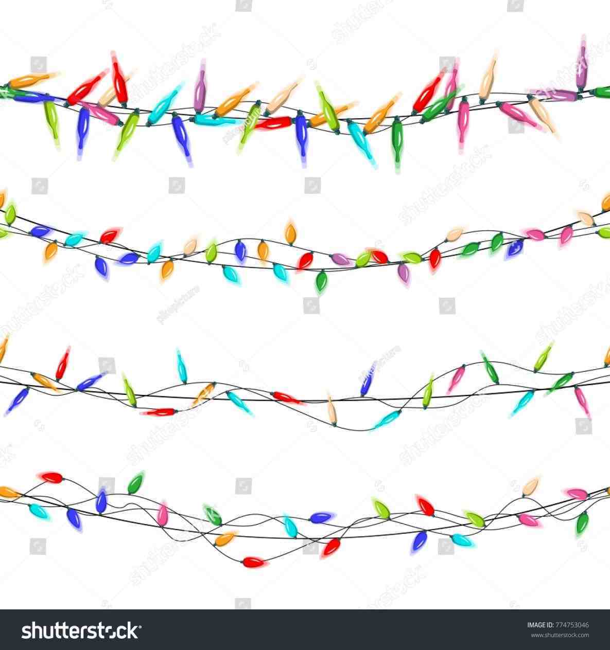 1185x1264 Vector Lights Vector Garlands Decorations Stock Clip Art Free
