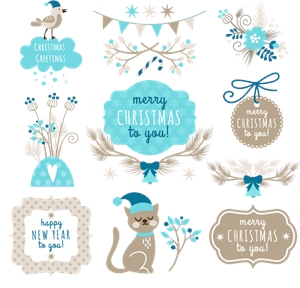 300x288 Merry Christmas Logo Vector