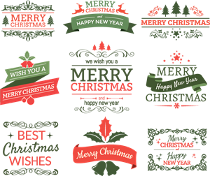 300x252 Merry Christmas Logo Vector