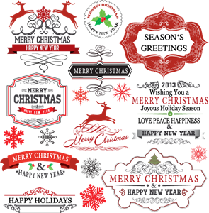 295x300 Christmas Logo Vectors Free Download