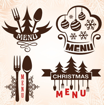 363x368 Christmas Menu Vector Free Vector Download