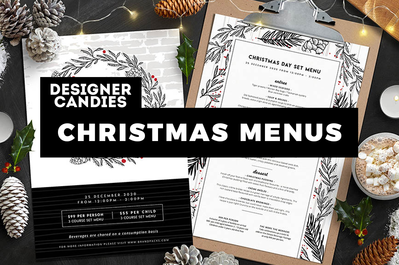 1280x853 Best Christmas Menu Templates Vector