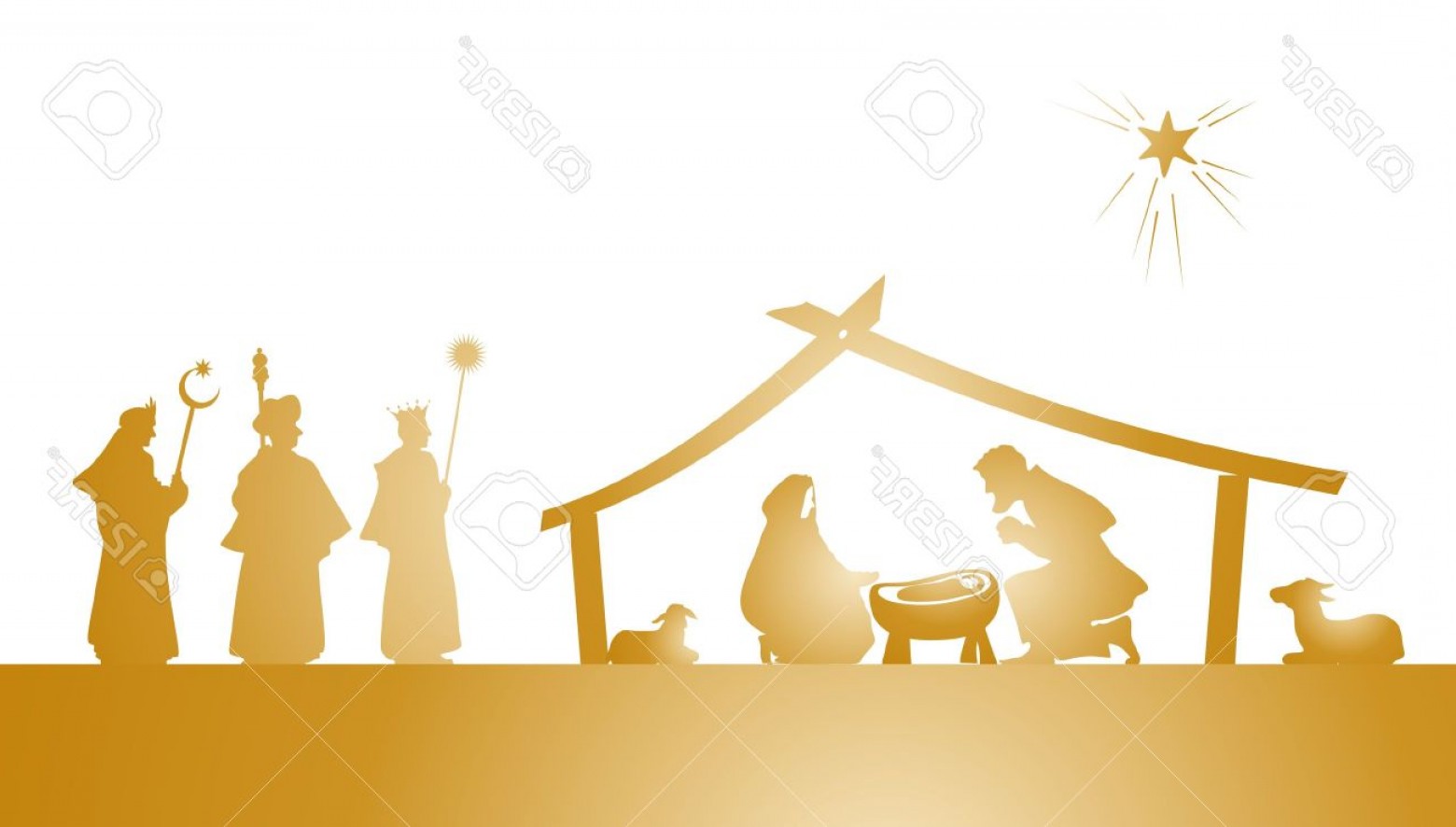 1560x886 Photoillustration Of The Christmas Nativity Play As Silhouette