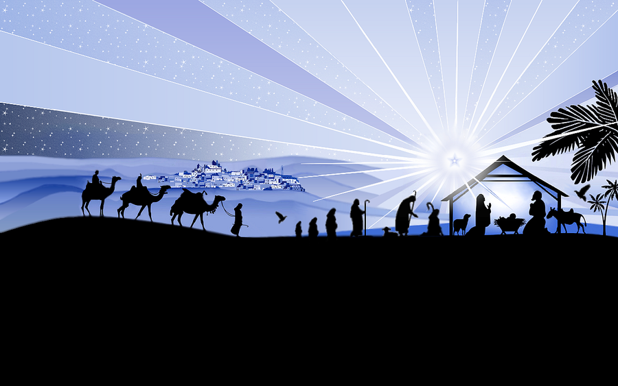 900x563 Nativity Vectors Free Images