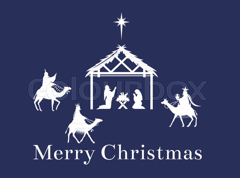 800x594 The Birth Of Jesus Christ In Stock Vector Colourbox