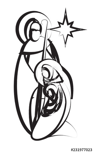 309x500 Christmas Nativity Scene