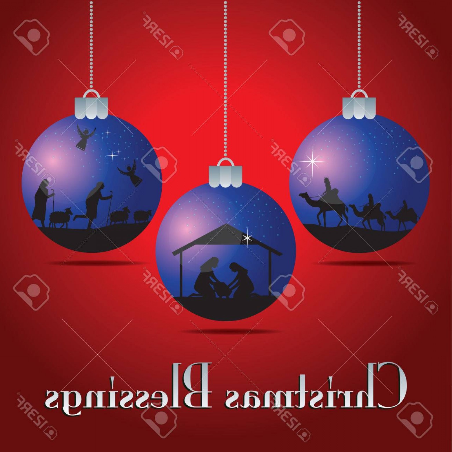 1560x1560 Photostock Vector Christmas Balls Christmas Story Illustration