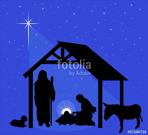 500x456 Christmas Nativity Scene Stock Image And Royalty Free Vector