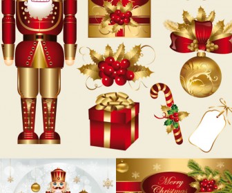 336x280 Christmas Nutcracker Design Elements Vector Vector Graphics Blog