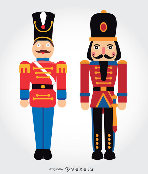 487x570 Two Nutcrackers