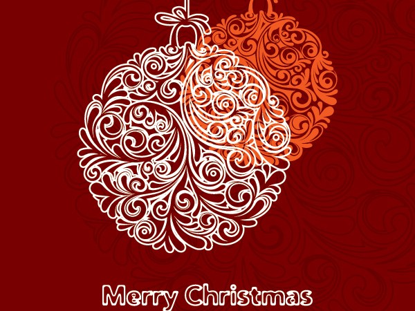 600x450 Holiday Ornaments Vector Graphic
