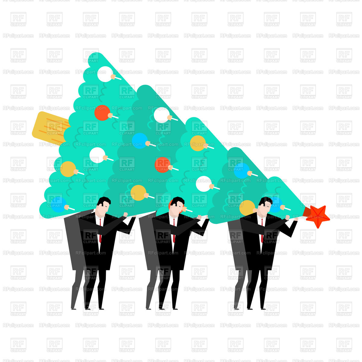 1200x1200 New Year's Corporate Party Vector Image Of Holiday Maryvalery