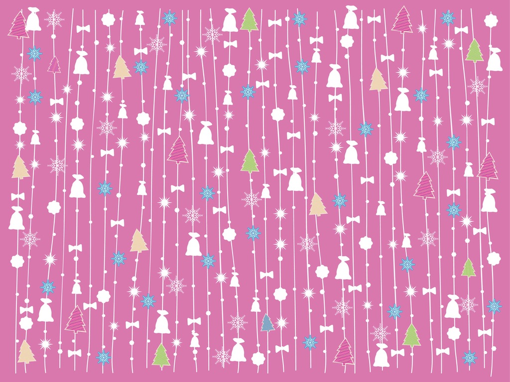 1024x768 Christmas Vector Pattern Vector Art Graphics