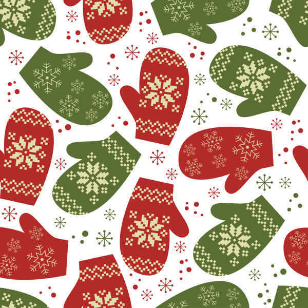 600x600 Christmas Background Vector Pattern Free Vector Background Download