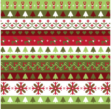 373x368 Christmas Pattern Free Vector Download