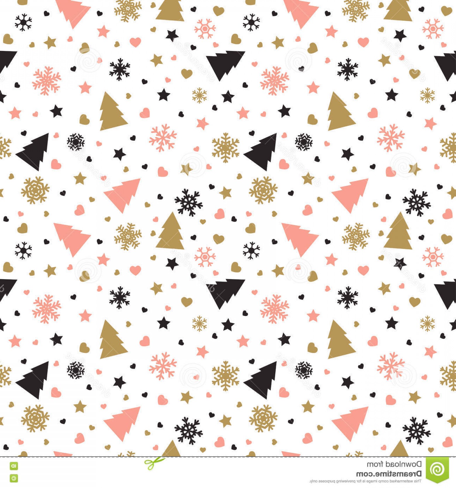 1560x1668 Stock Illustration Cute Background Christmas Tree Snowflakes