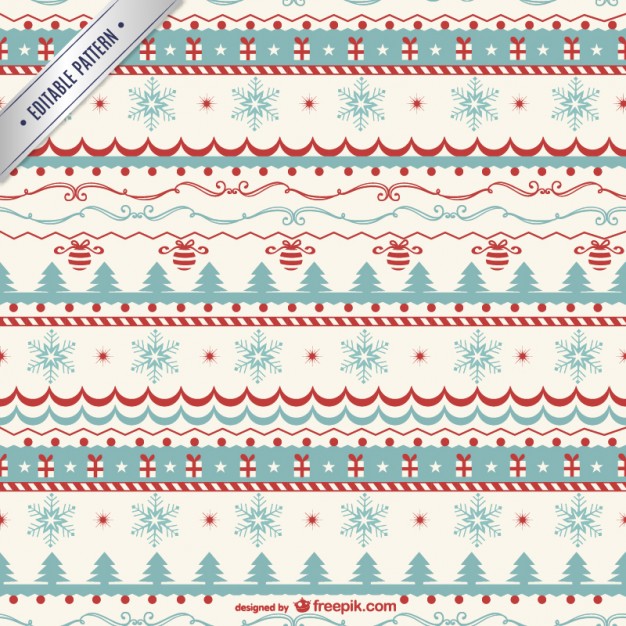 626x626 Vintage Christmas Pattern Vector Vector Free Download