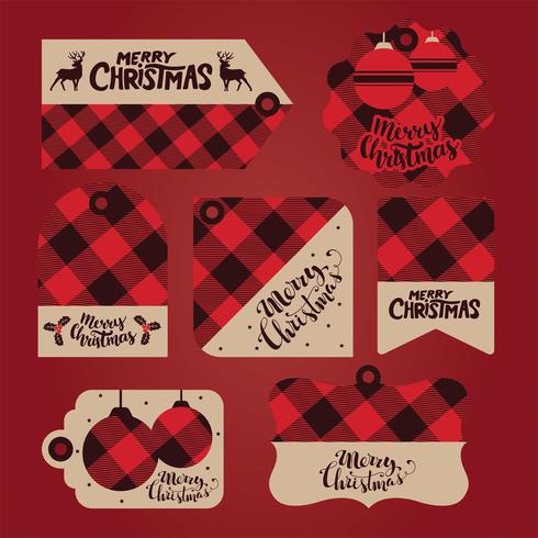 Christmas Gift Tags Vector Pack 490x490 Christmas Gift Tags Vector Pack