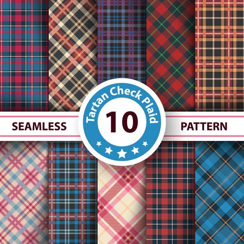 Classic Tartan, Merry Christmas Check Plaid Seamless Patterns 490x490 Classic Tartan, Merry Christmas Check Plaid Seamless Patterns