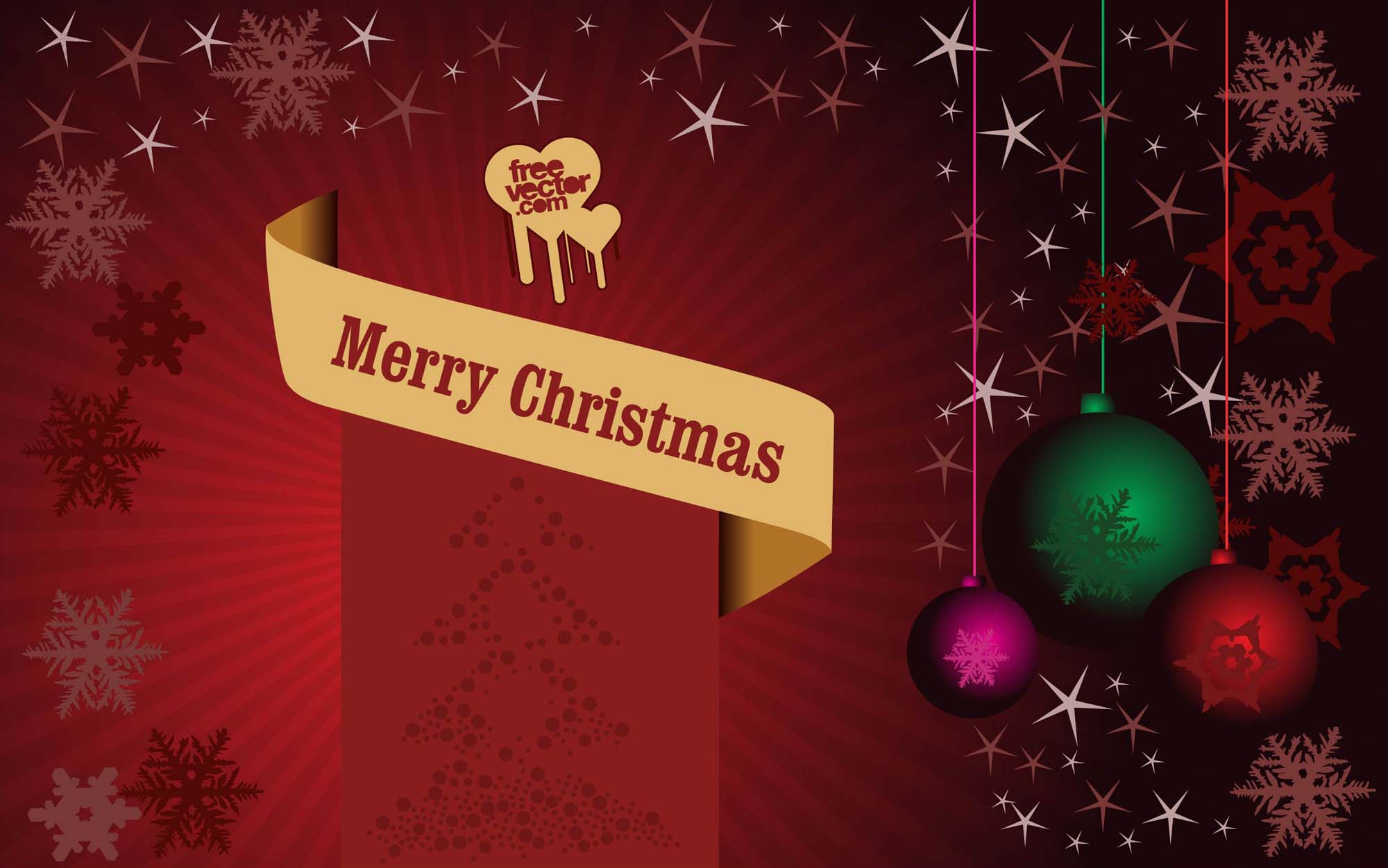 2000x1251 Christmas Poster Vector Art Graphics