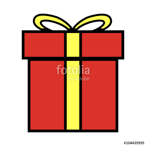500x500 Christmas Present Vector Icon Stock Image And Royalty Free Vector