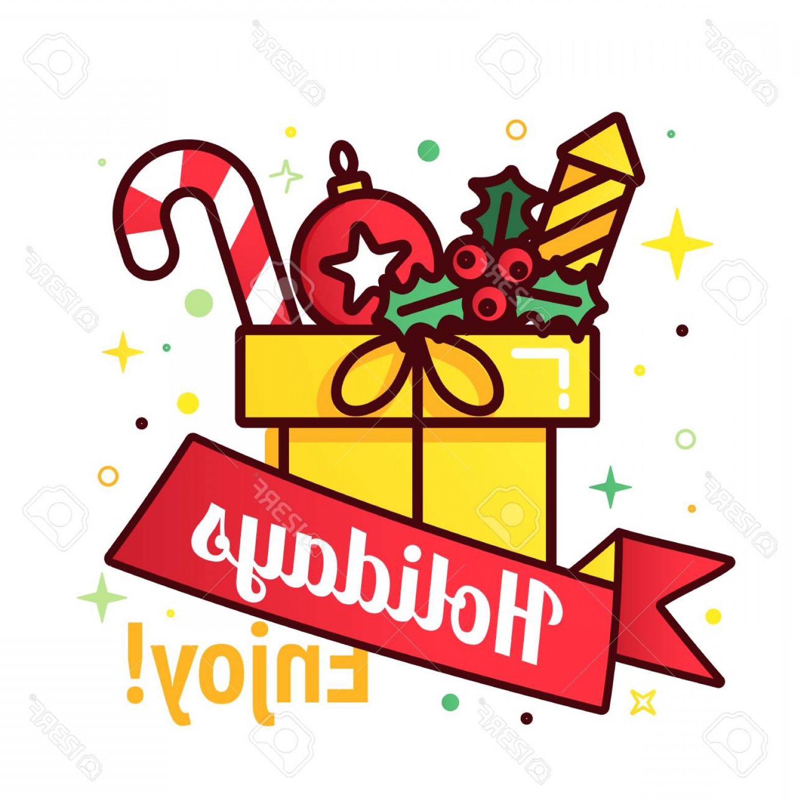 1560x1560 Free Vector Christmas Gift Hoodamathrun