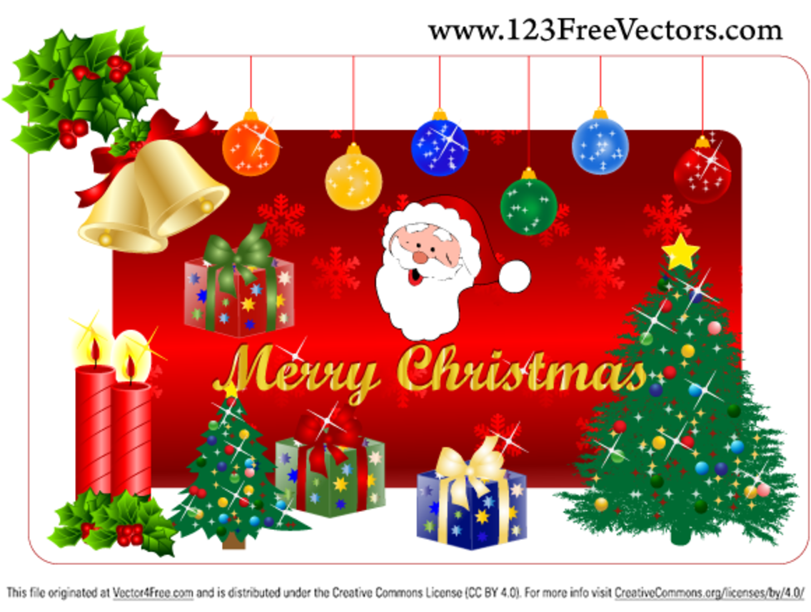 1136x858 Christmas Gift Free Vector Pack