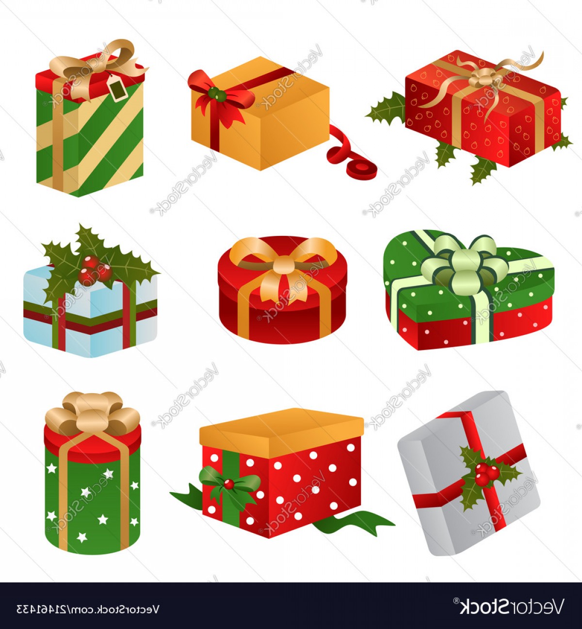 Christmas Present Vector at Vectorified.com | Collection of Christmas ...