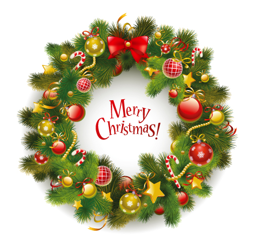 Beautiful Christmas Wreath 500x480 Beautiful Christmas Wreath