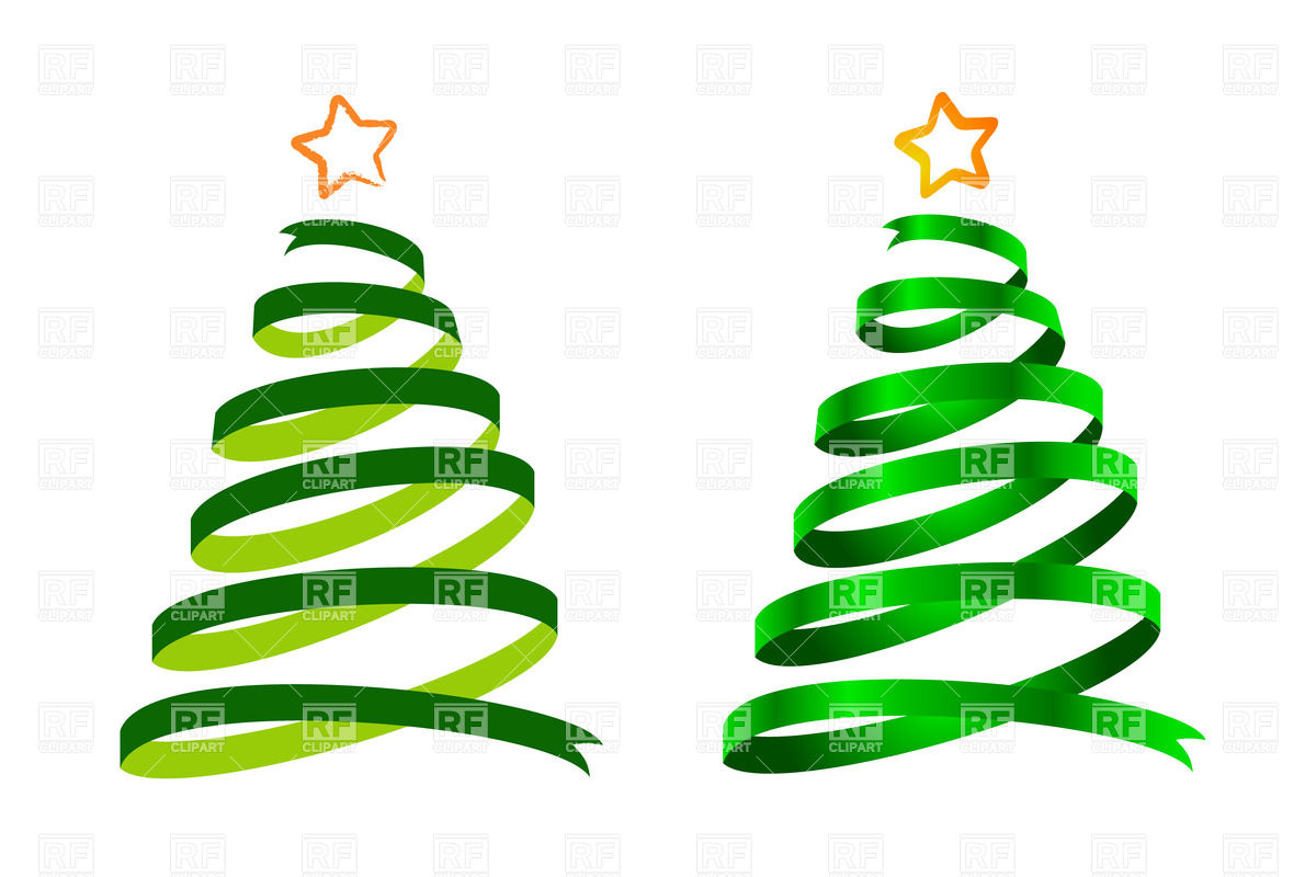 Christmas Ribbon Vector at Vectorified