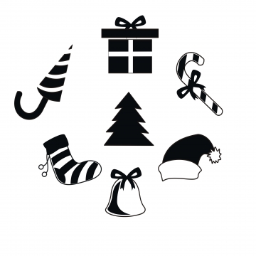 360x360 Christmas Silhouette Png Images Vector And Free