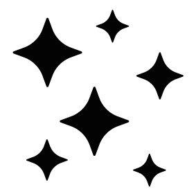 283x283 Christmas Stars Silhouette Silhouette Of Christmas Stars