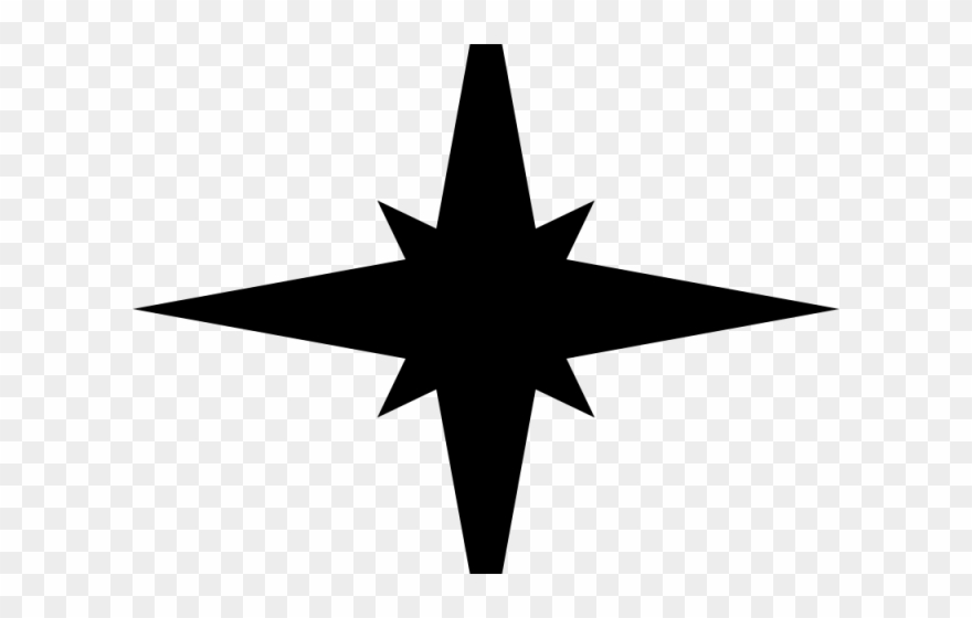 880x560 Silhouettes Clipart Christmas Star