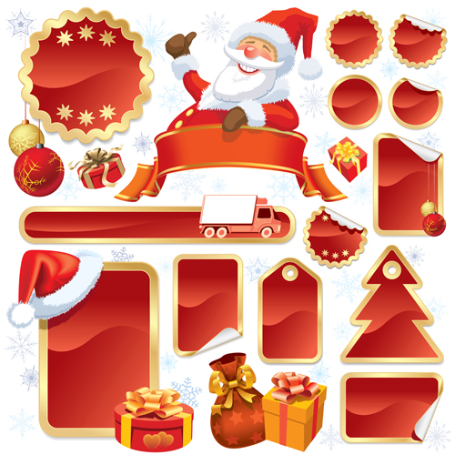 500x500 Christmas Sale Tags And Stickers Design Vector Free Download