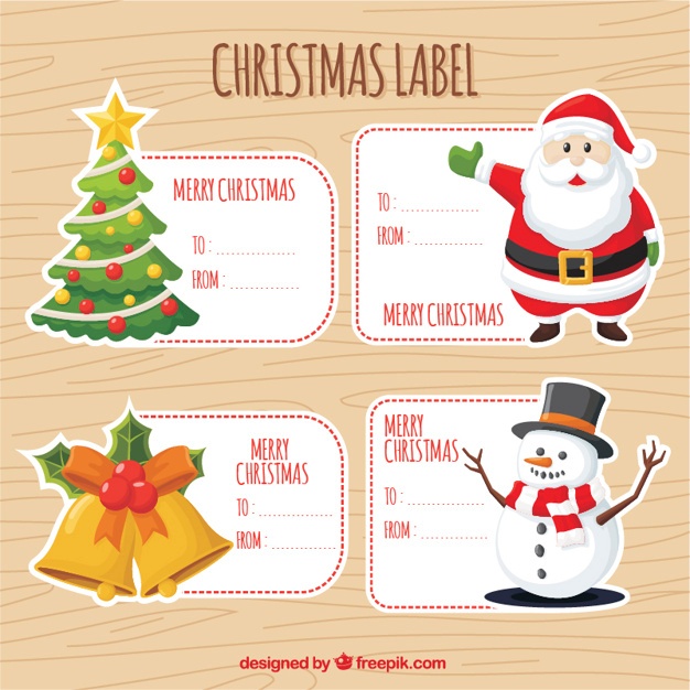 Christmas Stickers Vector at Vectorified.com | Collection of Christmas ...