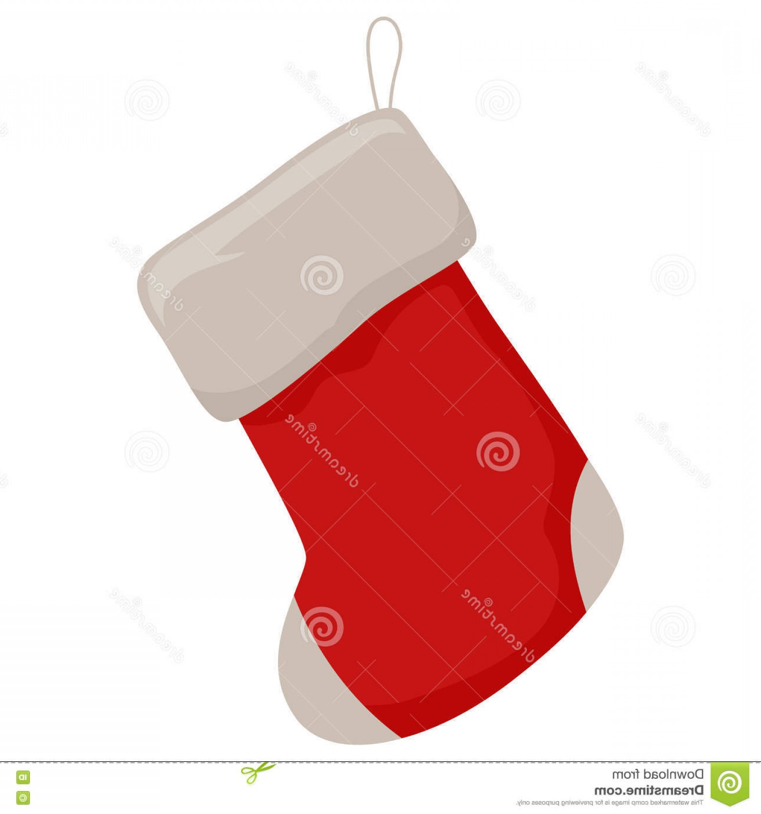 1560x1668 Stock Illustration Christmas Stocking Vector Illustration Image