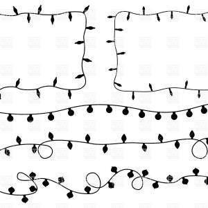 300x300 Photostock Vector Christmas Lights Background Christmas Holiday