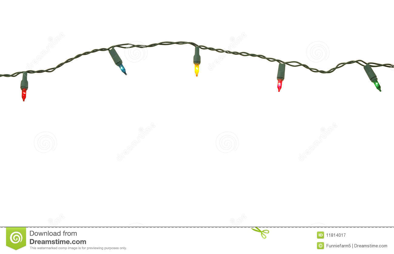 Christmas String Lights Vector at Collection of