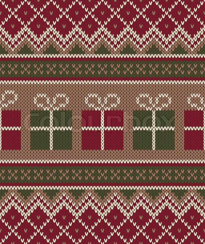 Christmas Sweater Pattern Vector at Collection of