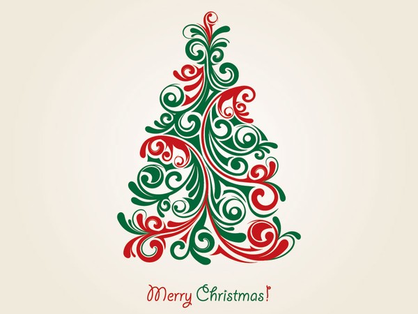 600x450 Christmas Tree Vector Vector Graphic