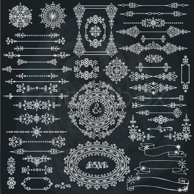 800x800 Winter Love Decor Set On Stock Vector Colourbox