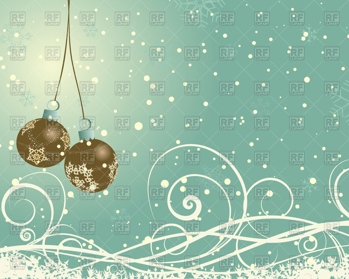 1200x960 Beautiful Vintage Christmas Cardwith Swirls Vector Image